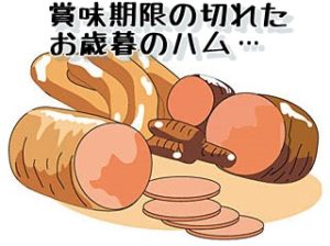 賞味期限の切れたお歳暮のハム…