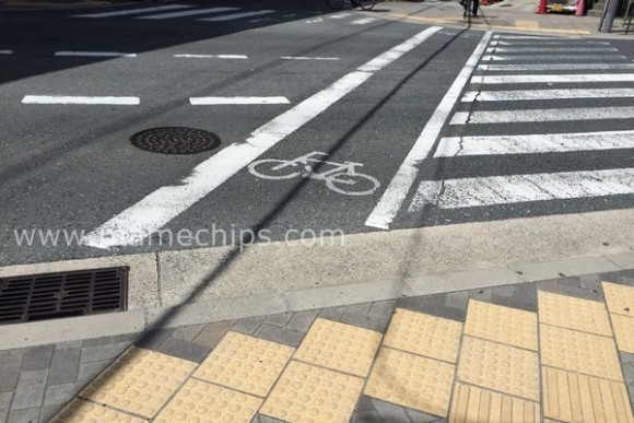 自転車横断帯