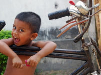 子供と自転車